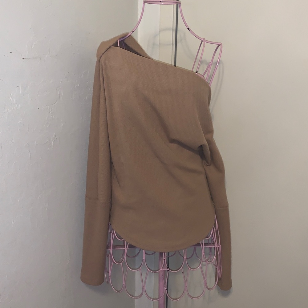 🎁Like New We the Free Tan Waffle L/S Shirt  #OB1164801 - XS - Picture 5 of 12